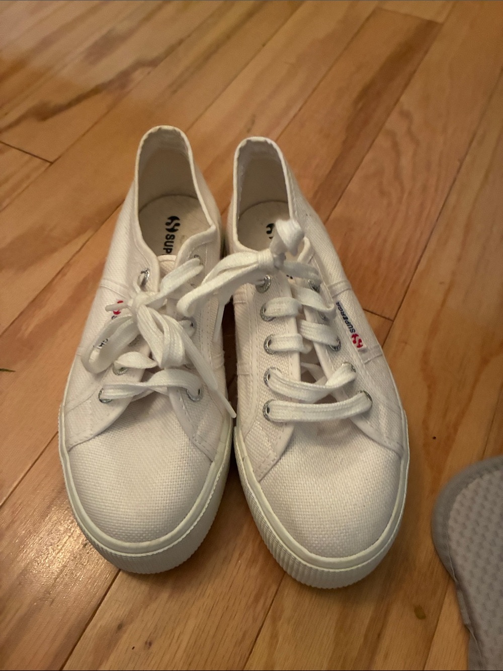 Superga White Canvas Women's Low-Top Sneakers